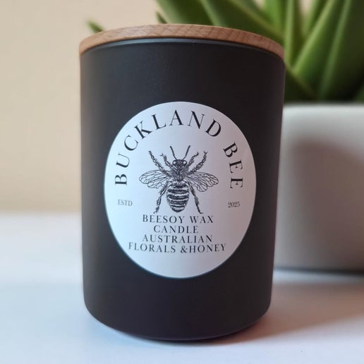 Medium Australian Florals & Honey Candle